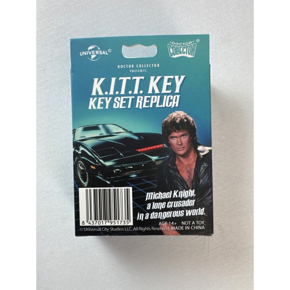 Knight Rider KITT Key Replica Doctor Collector DCKITT03 Keychain Open Box - Picture 10 of 12